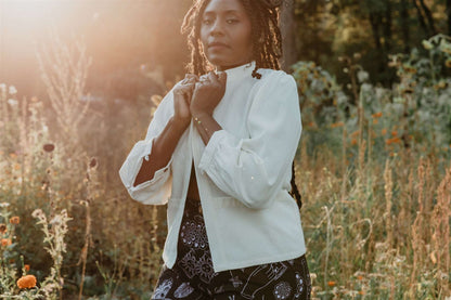 Field Day Jacket Jane Jacket in Textured White