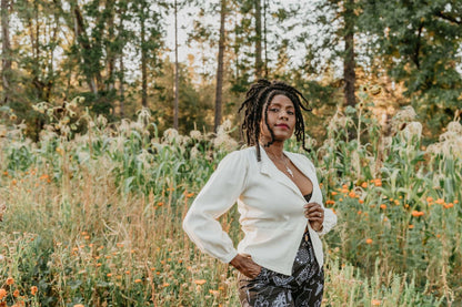 Field Day Jacket Jane Jacket in Textured White