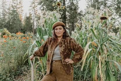 Field Day Jacket Jane Jacket in Bronze Jaquard
