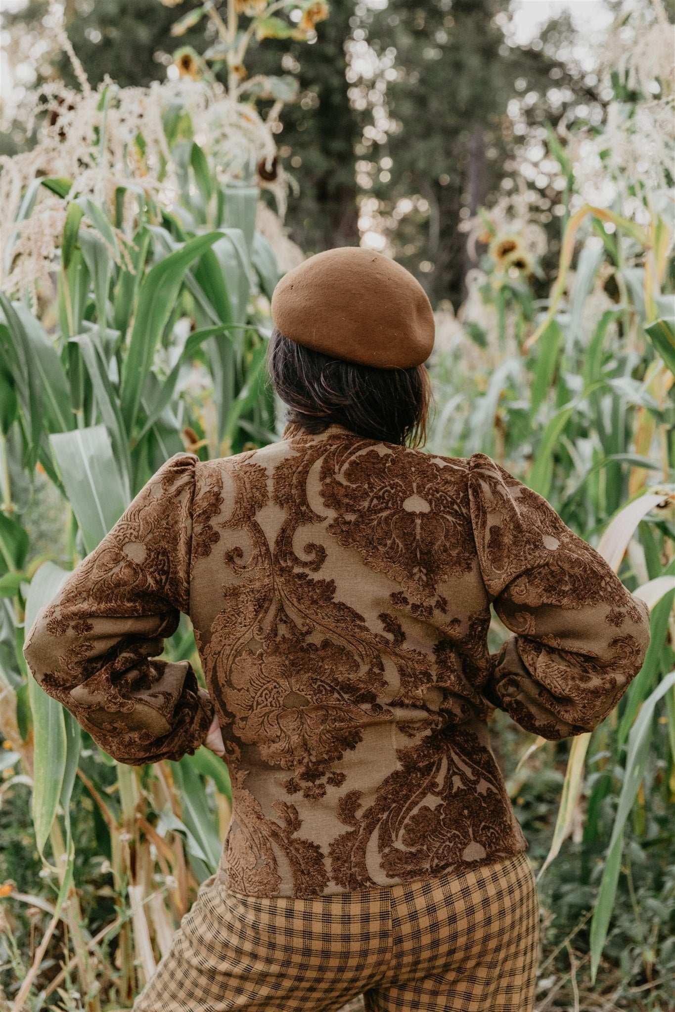Field Day Jacket Jane Jacket in Bronze Jaquard