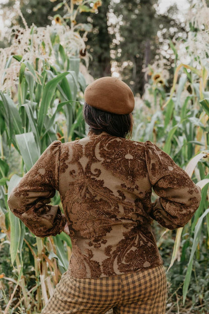 Field Day Jacket Jane Jacket in Bronze Jaquard