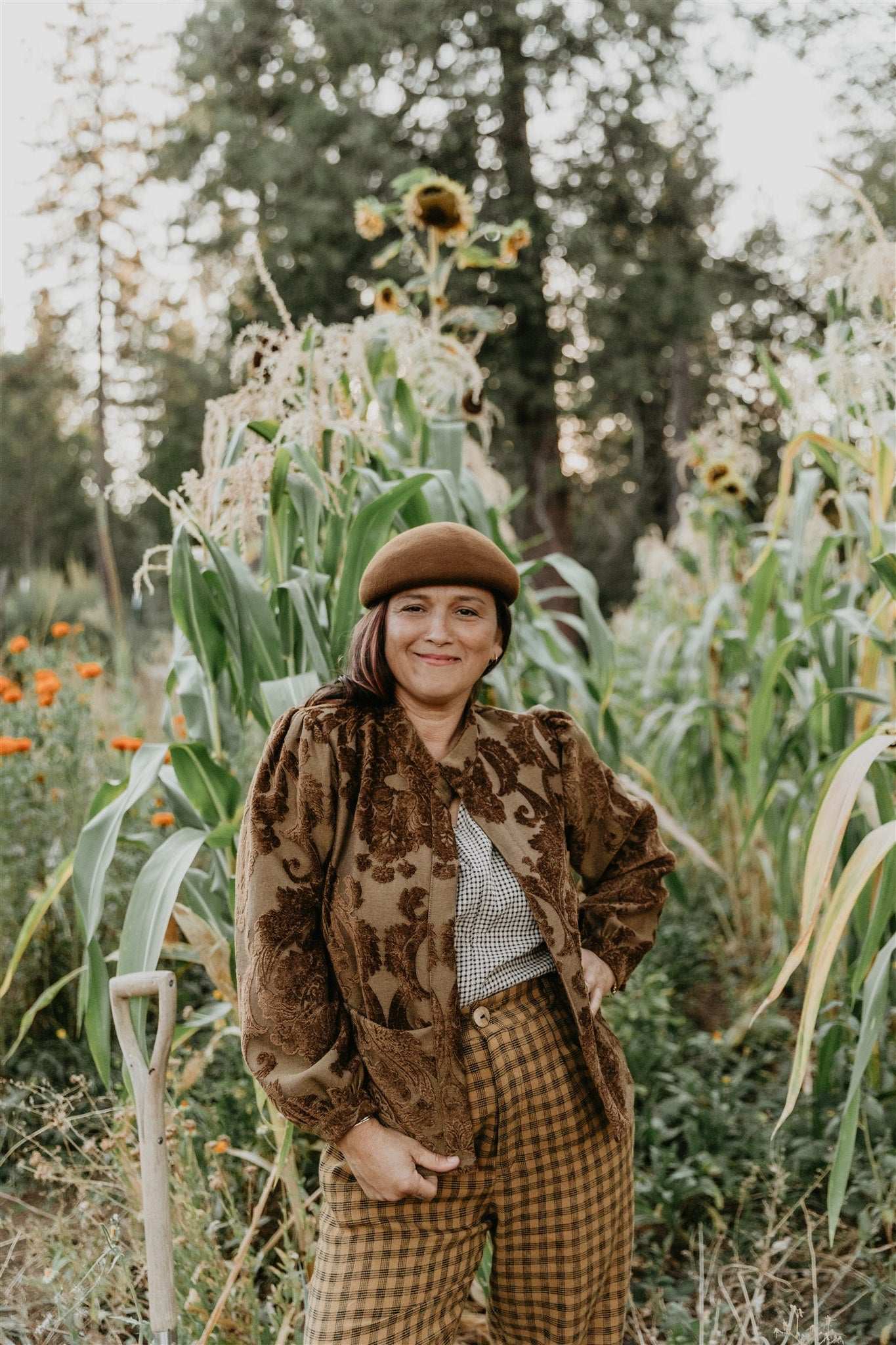 Field Day Jacket Jane Jacket in Bronze Jaquard