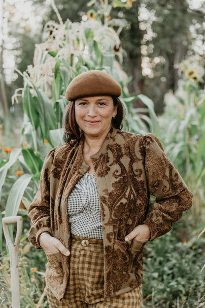 Field Day Jacket Jane Jacket in Bronze Jaquard