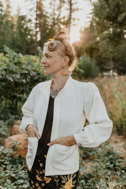Field Day Jacket Jane Jacket in Textured White