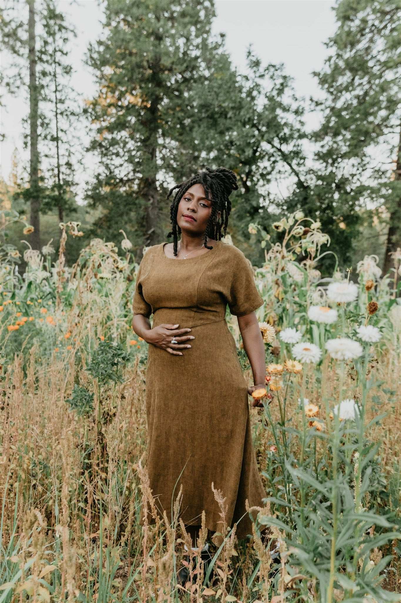Field Day Dress Bella Dress in Golden Checker