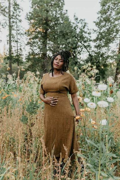Field Day Dress Bella Dress in Golden Checker