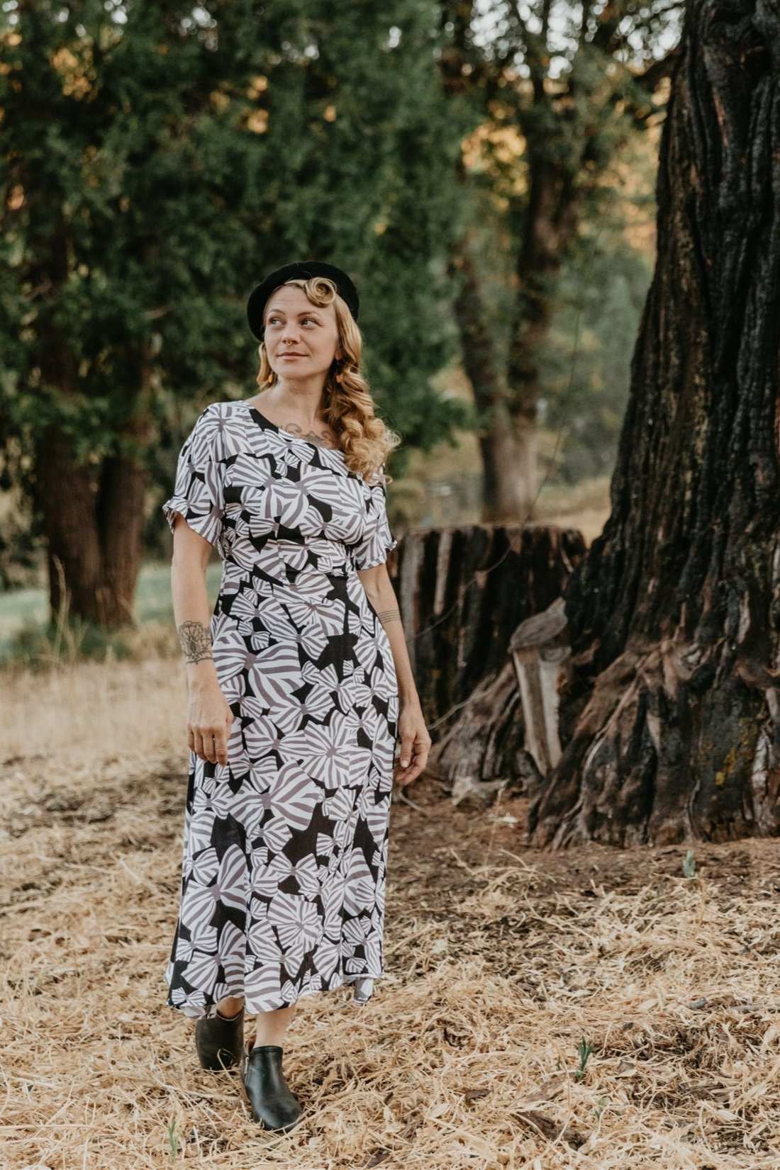 Field Day Dress Bella Dress in Bow Tie Challis