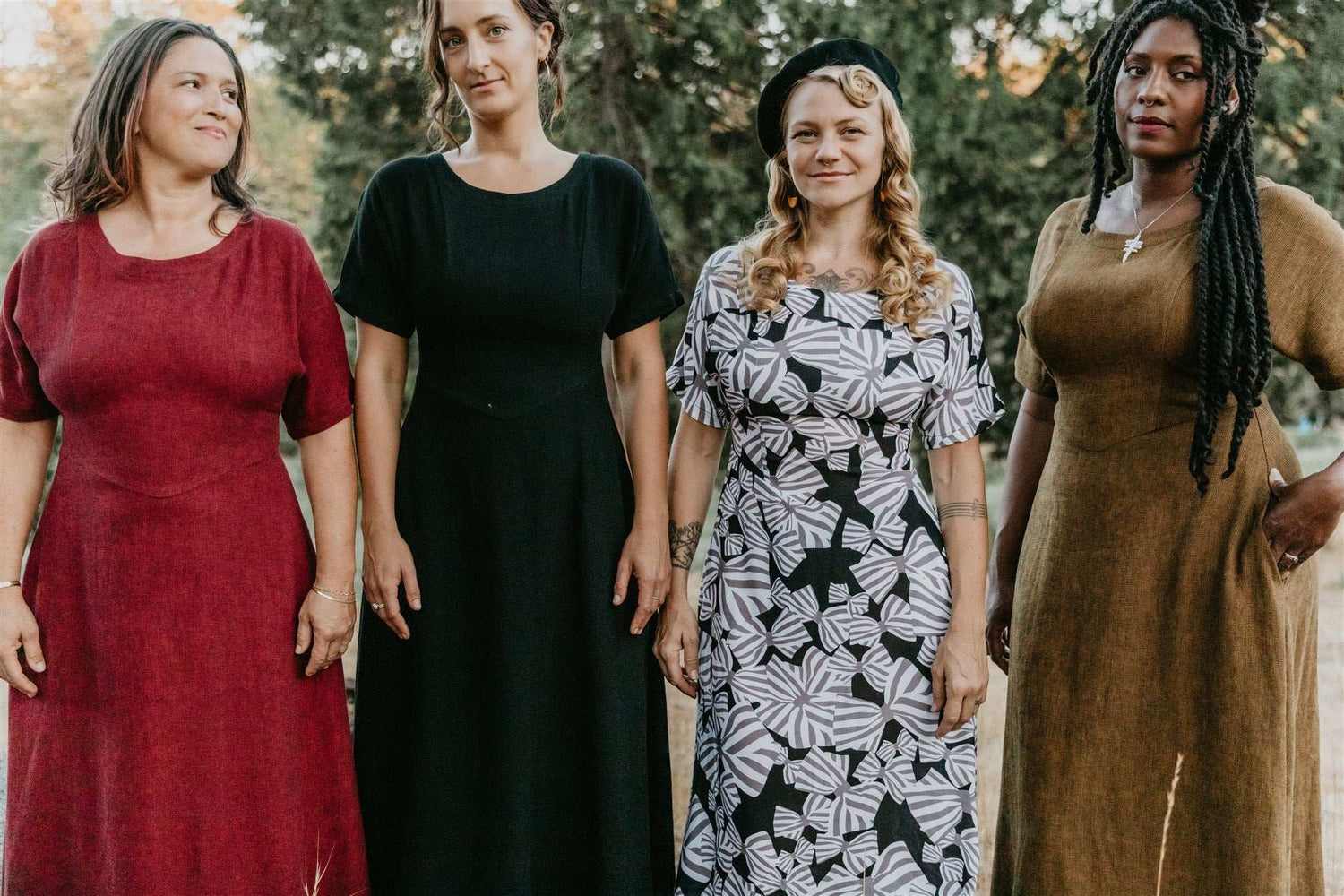 Field Day Dress Bella Dress in Golden Checker