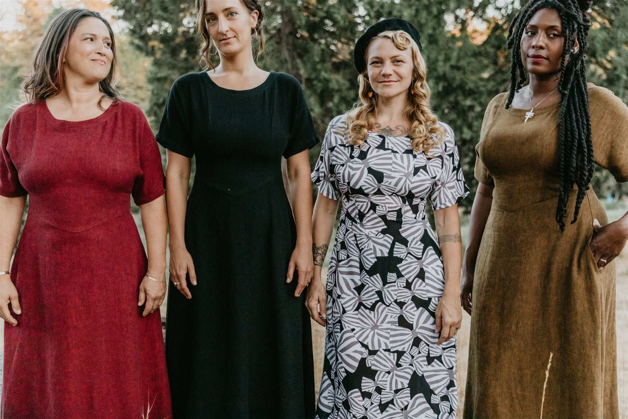 Field Day Dress Bella Dress in Golden Checker