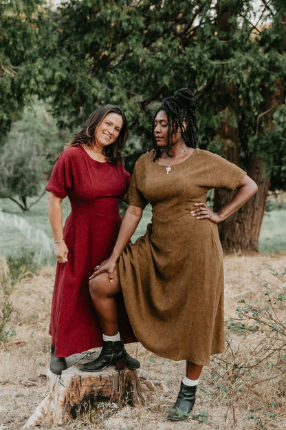 Field Day Dress Bella Dress in Golden Checker