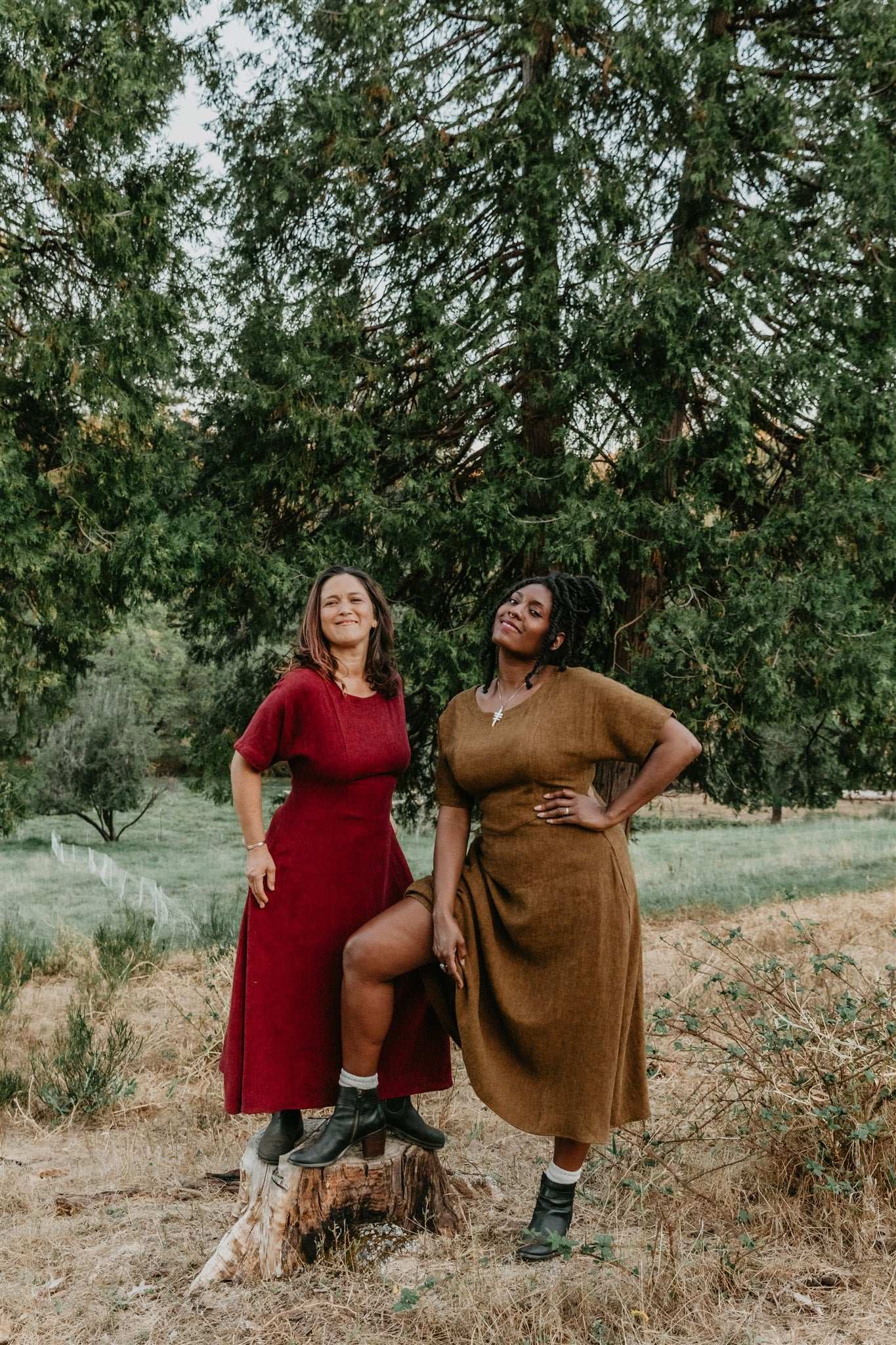 Field Day Dress Bella Dress in Ruby Checker