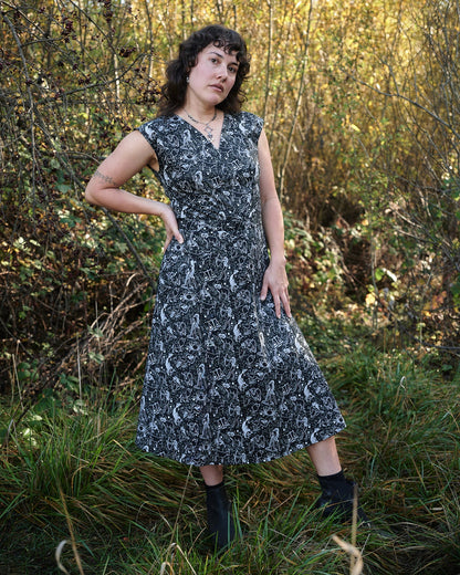 Xena Dress in Cotton Astrology