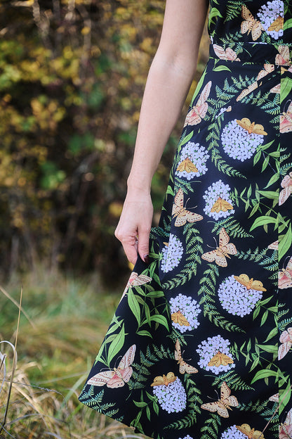 Xena Dress in Fern &amp; Flox by Swan Bones
