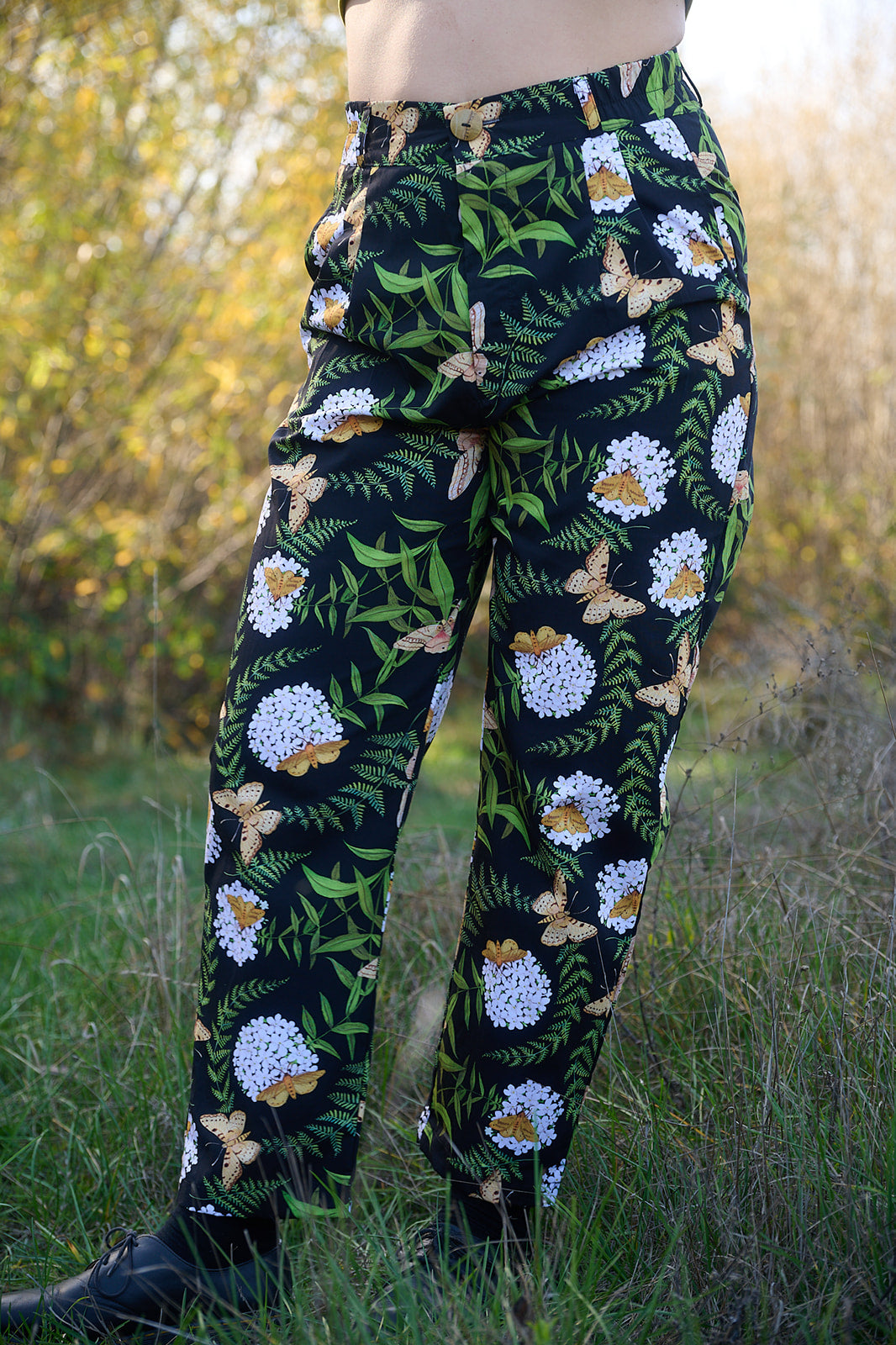 Perfect Pant in Fern and Flox by Swan Bones