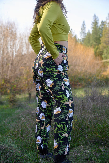 Perfect Pant in Fern and Flox by Swan Bones