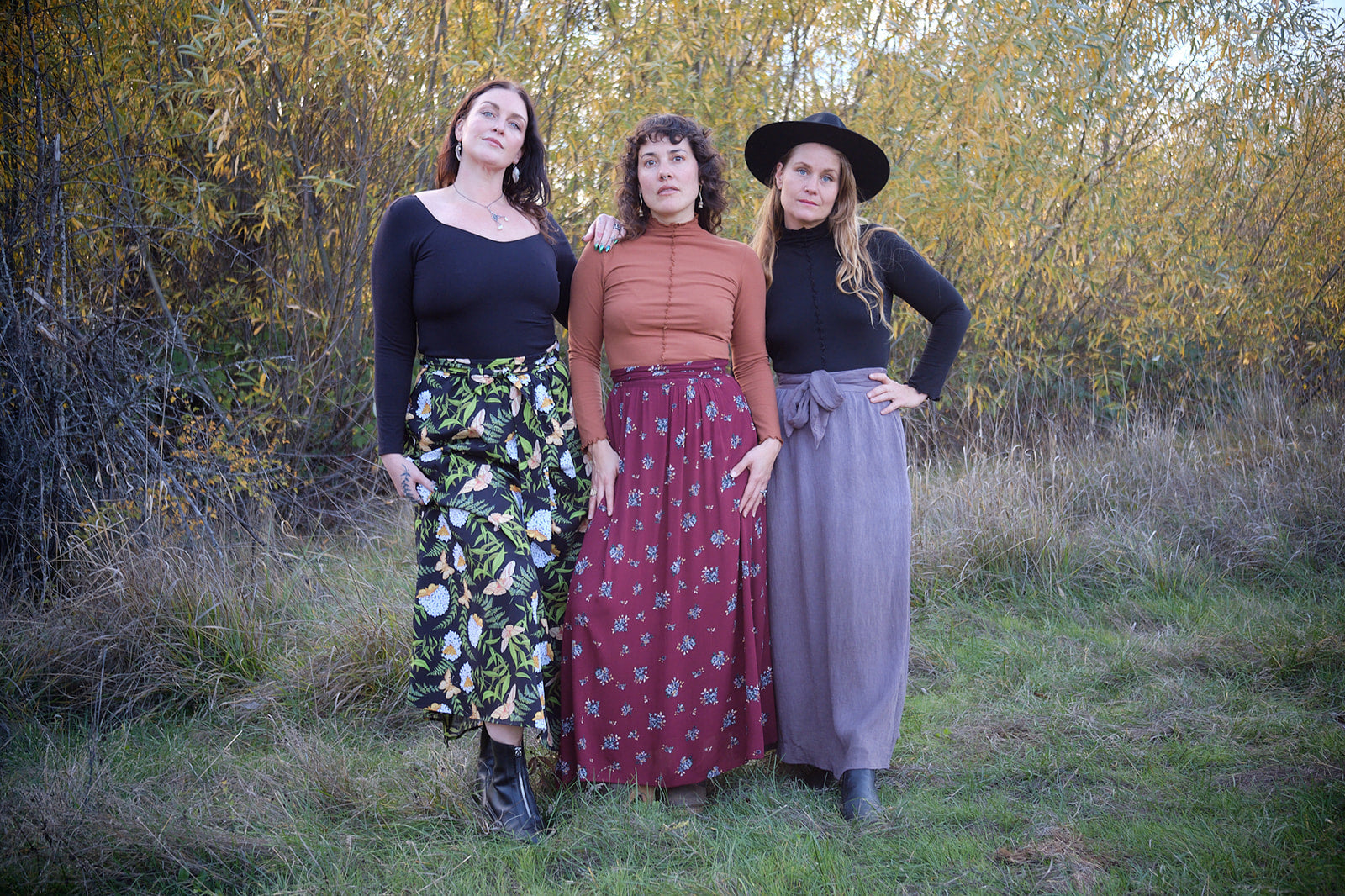 Maxi Wrap Skirt in Dyed Dusty Lavender