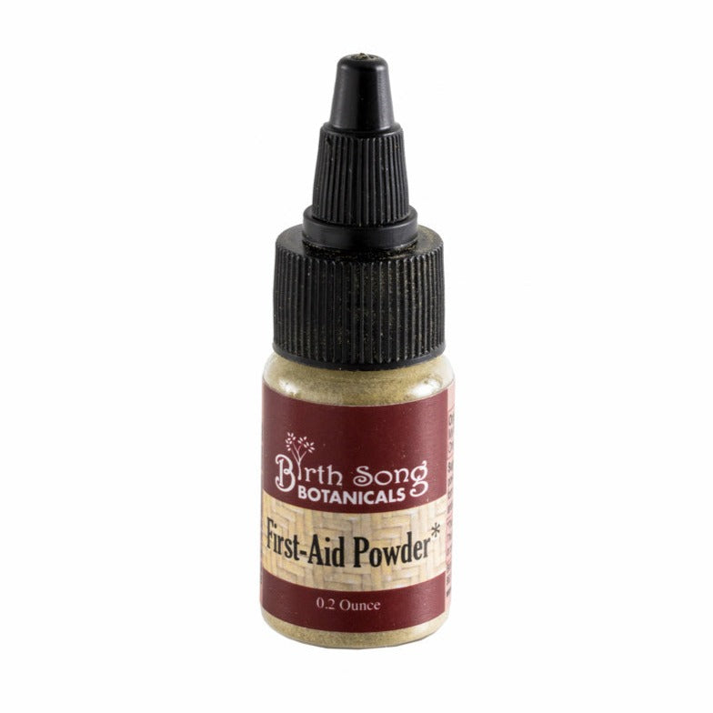 Organic Herbal First Aid Powder, with Myrrh, Neem, and Yarrow - My American Goods