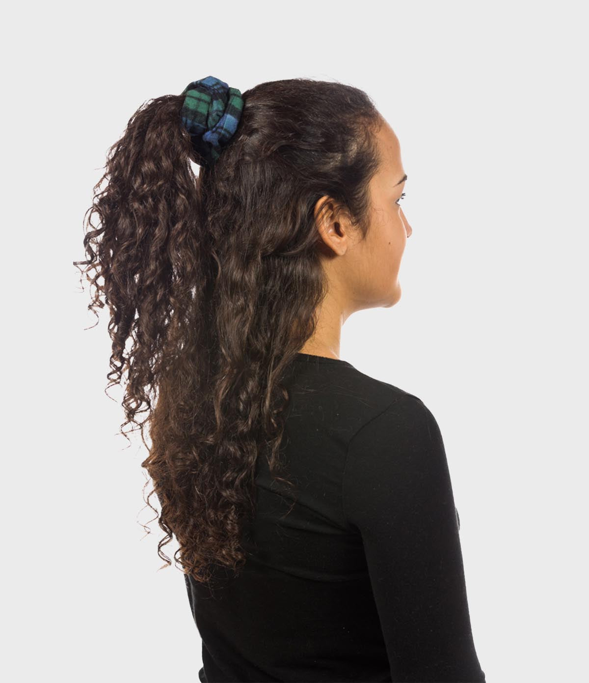 Flannel Scrunchie - Black Watch