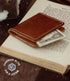 The Local Branch Leather Caramel The Flip Wallet - USA Made