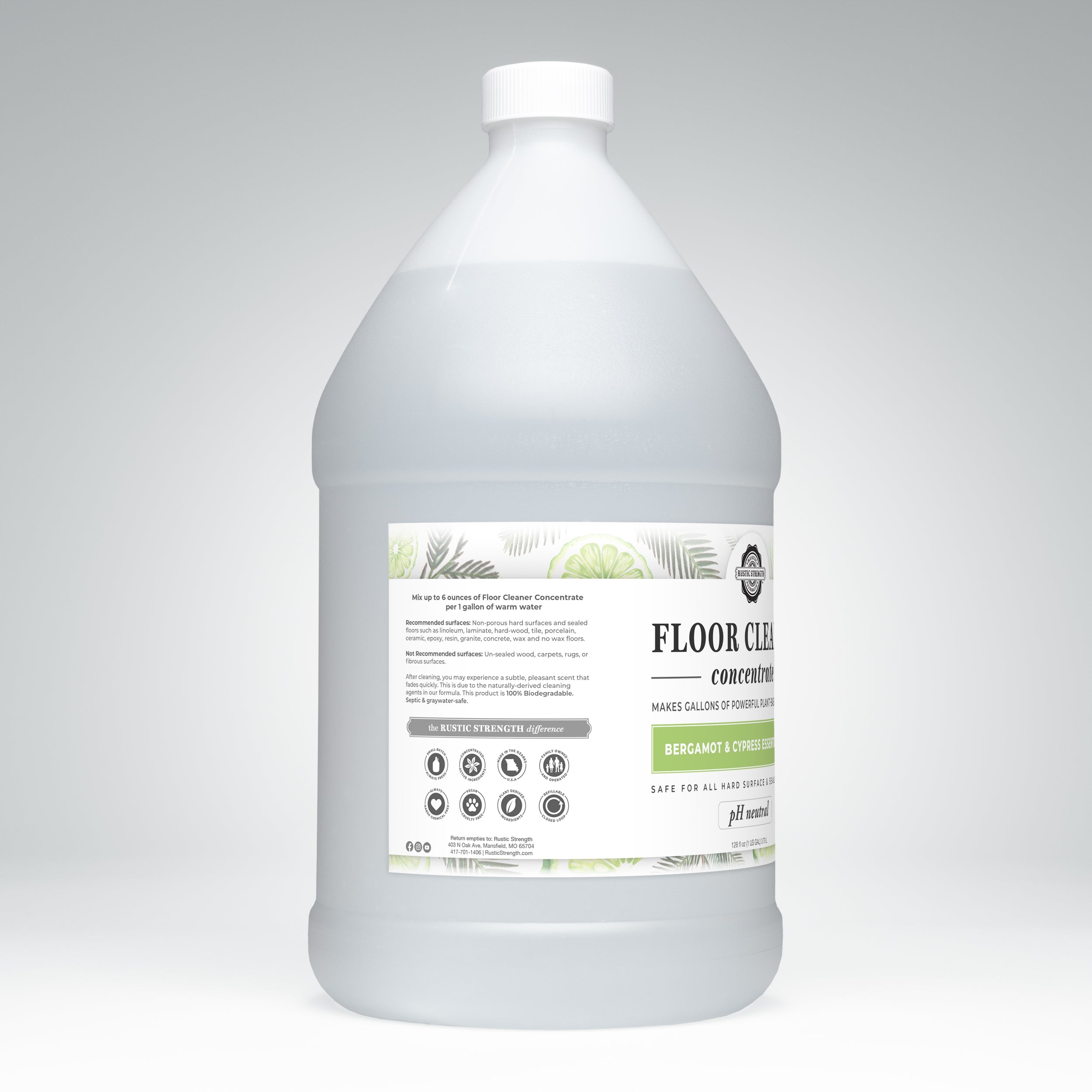Floor Cleaner Concentrate | Bergamot &amp; Cypress