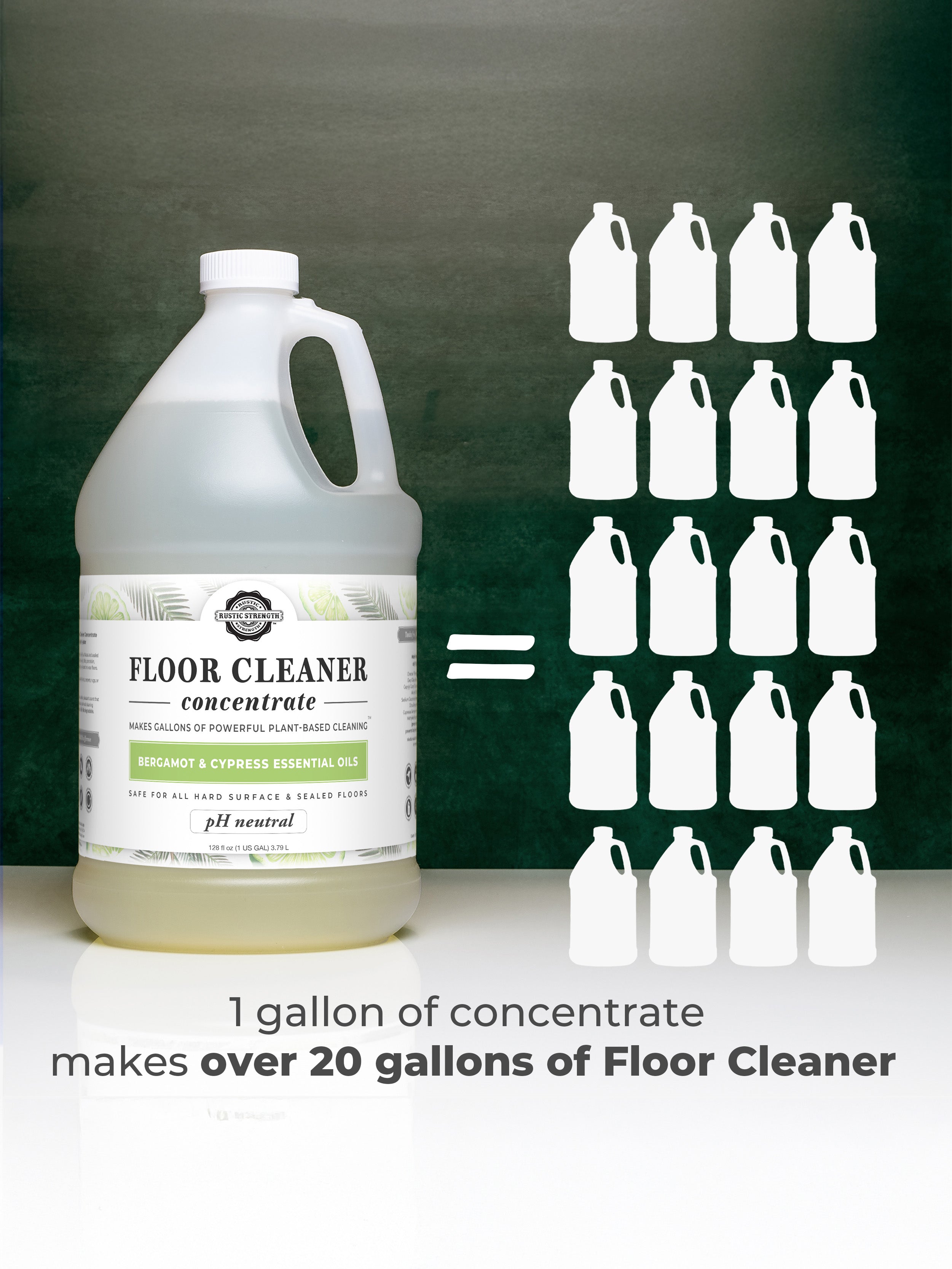 Floor Cleaner Concentrate | Rosemary, Mint &amp; Tea Tree