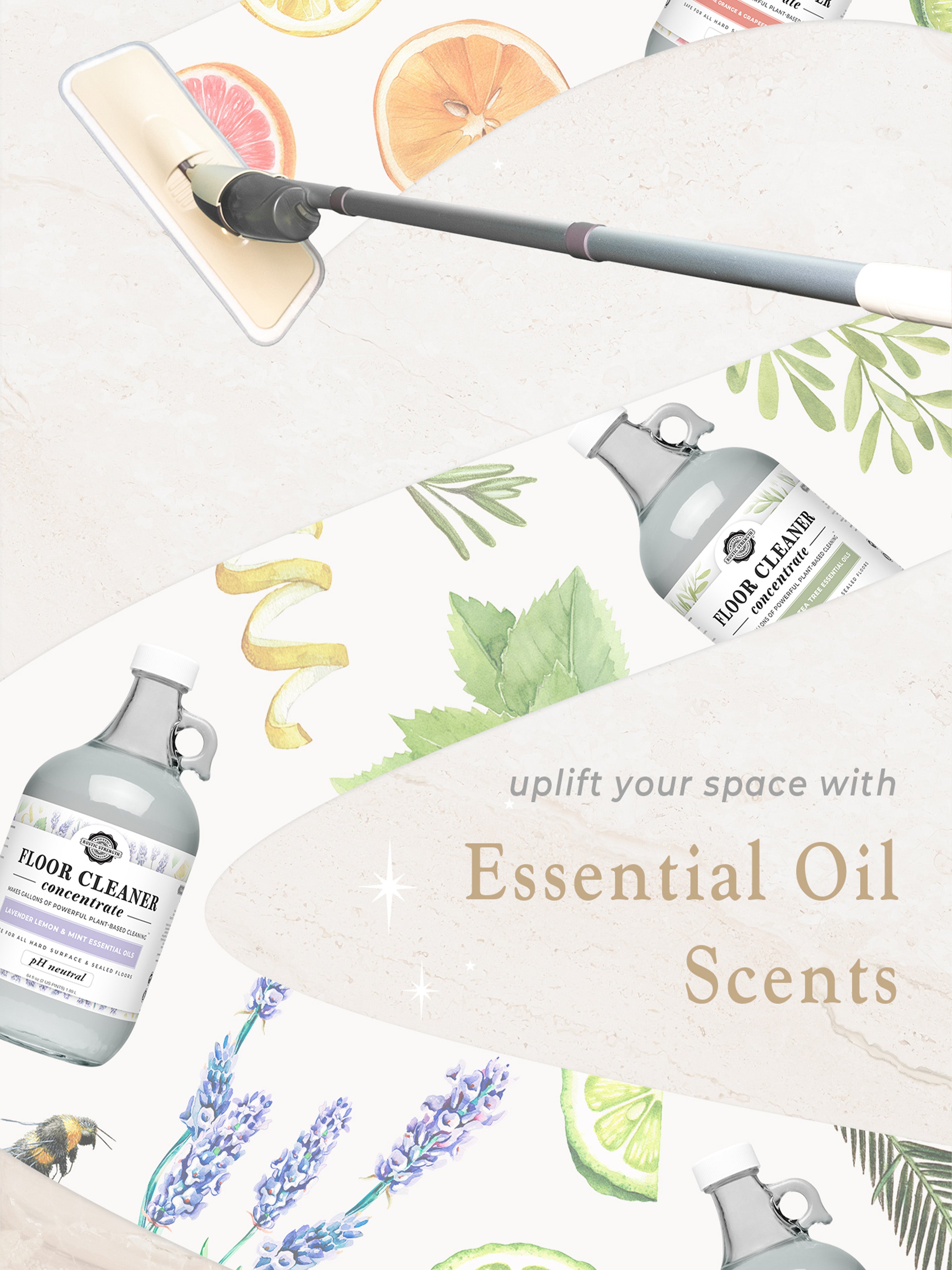 Floor Cleaner Concentrate | Bergamot &amp; Cypress