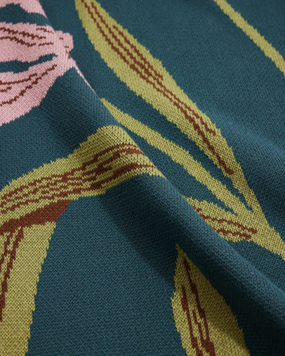Biquette Throw Blanket Flora Vision