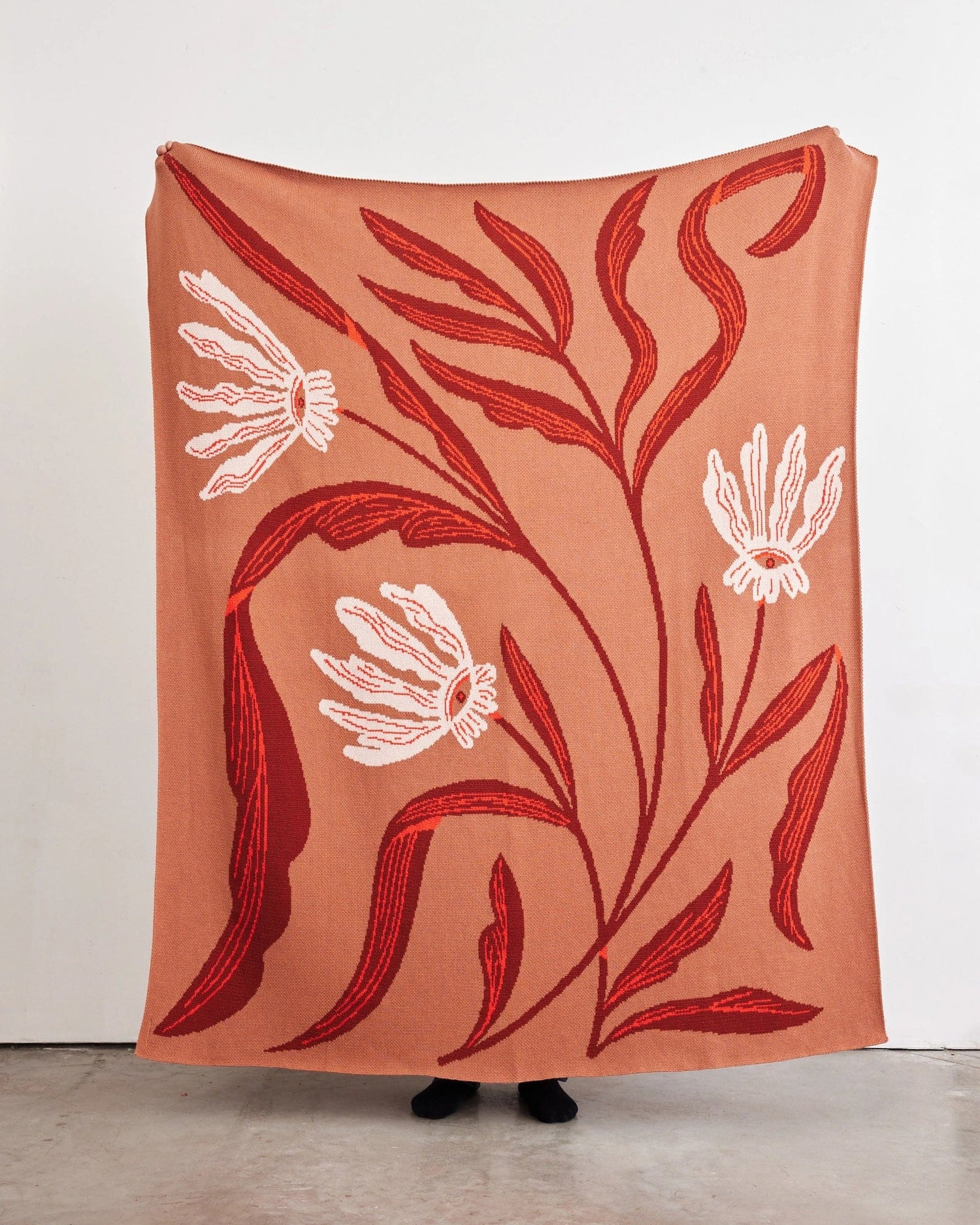 Biquette Throw Blanket Flora Vision