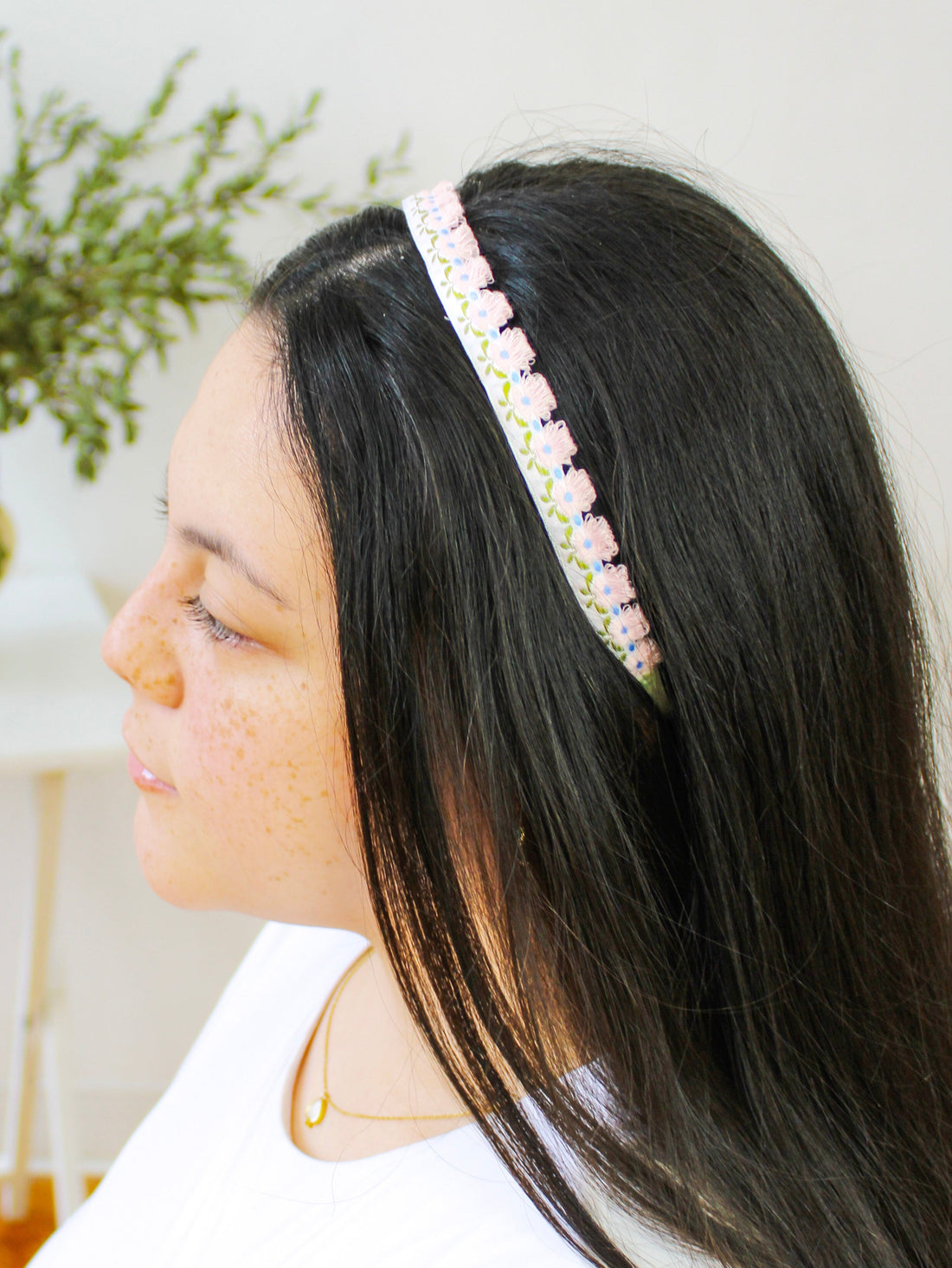 Flower Garden Skinny Headband - My American Goods
