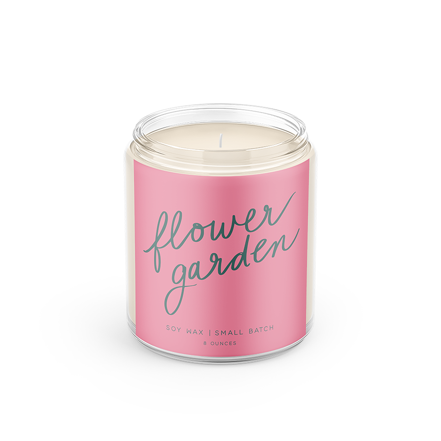 Flower Garden - 8oz Soy Candle - My American Goods