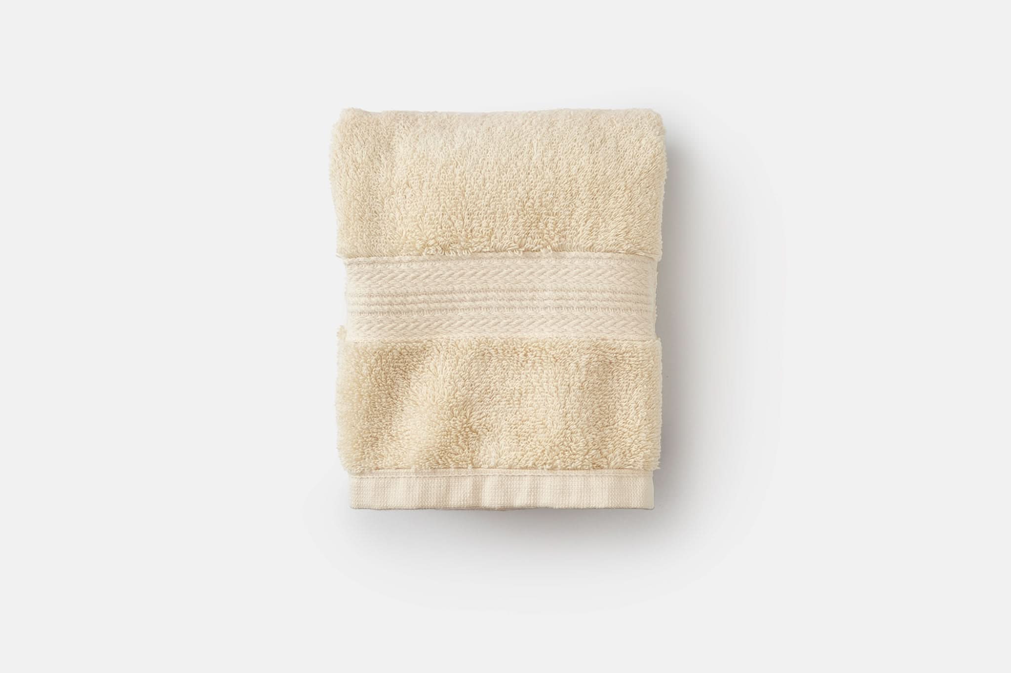 American Blossom Linens Bath Natural Bathroom Hand Towels Made of Luxury USA Cotton