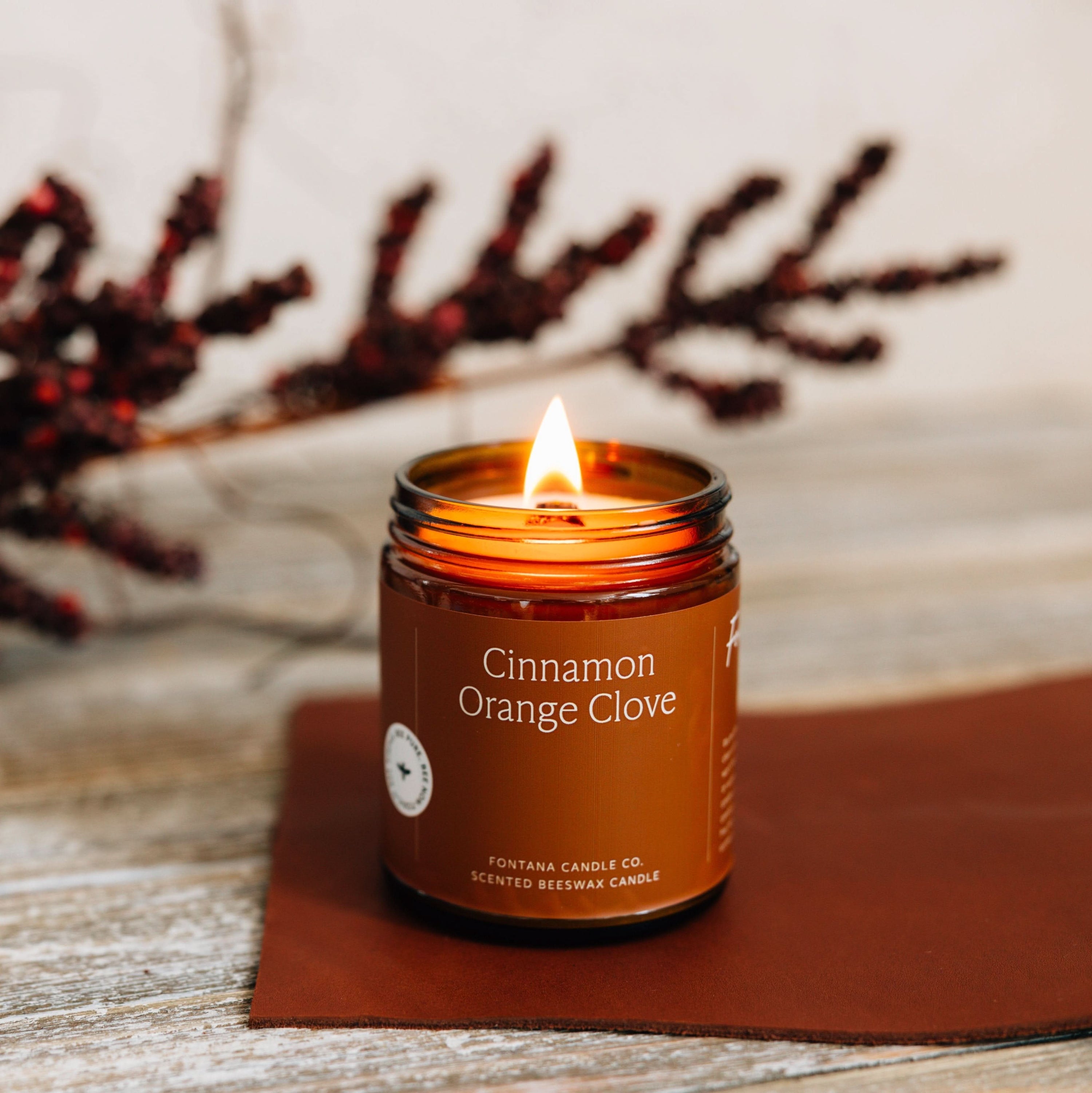 Fontana Candle Co Candles Jar Candle Cinnamon Orange Clove Jar Candle