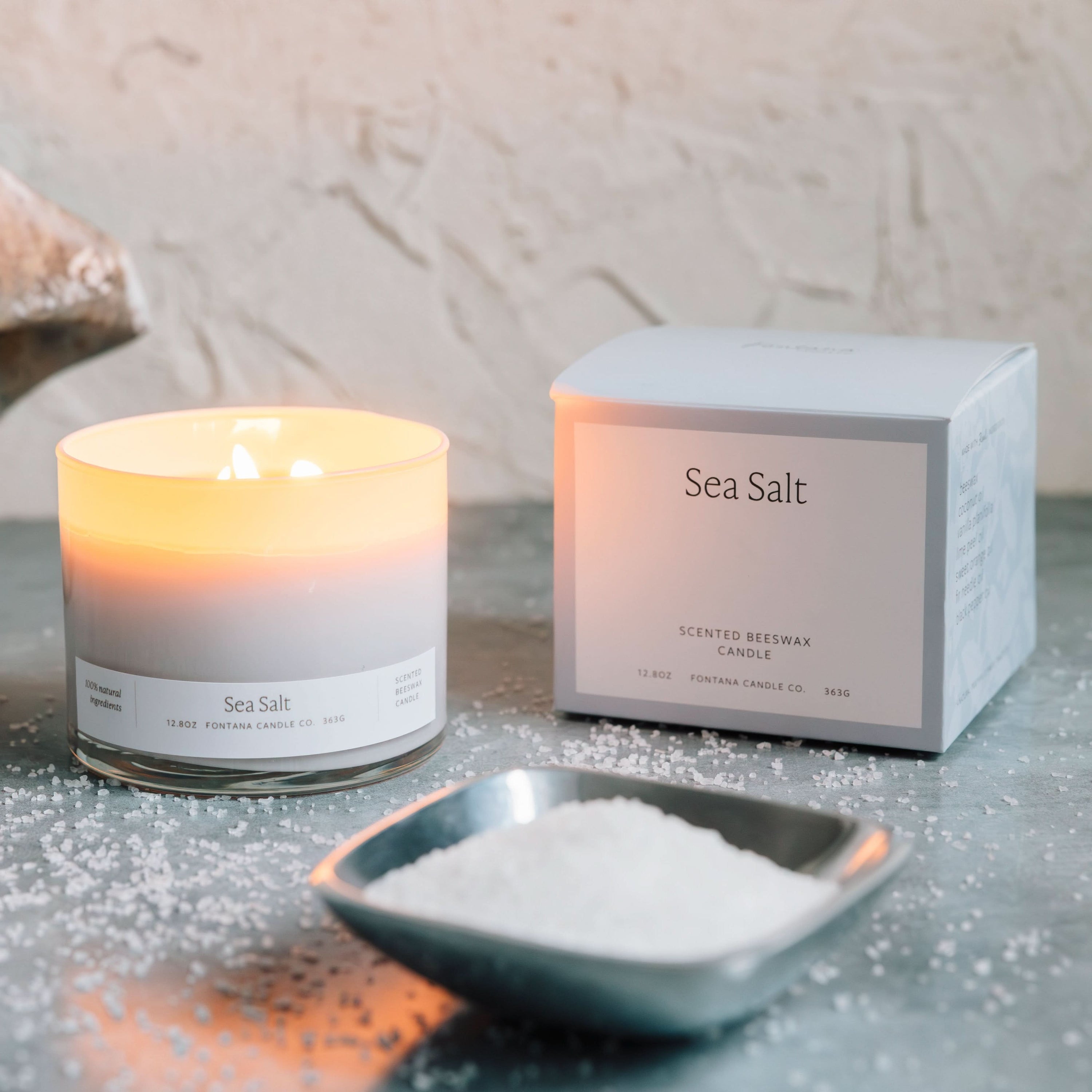 Fontana Candle Co Candles Sea Salt 3-Wick Candle