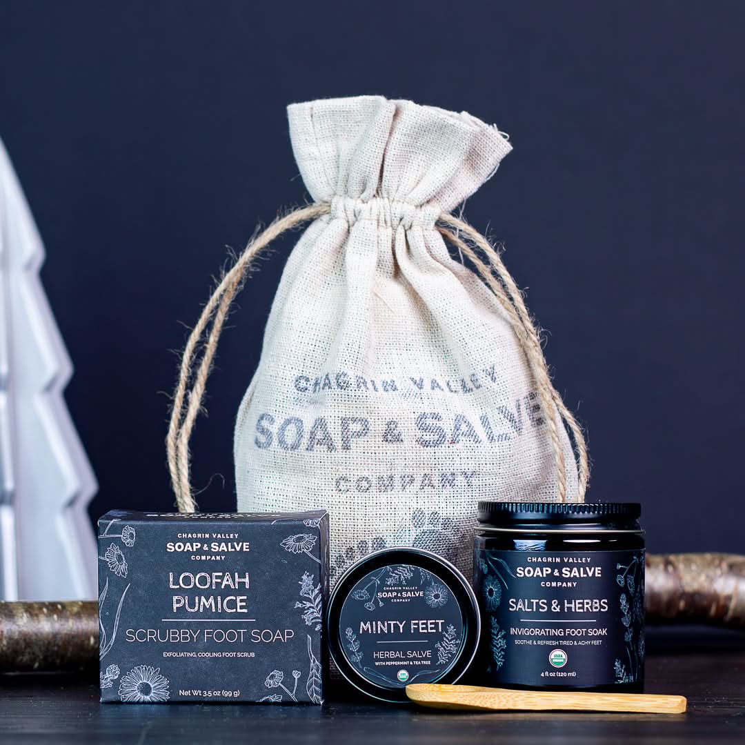 Chagrin Valley Soap &amp; Salve Gift Foot Bundle Bundle: Fabulous Feet Foot Care Bundle
