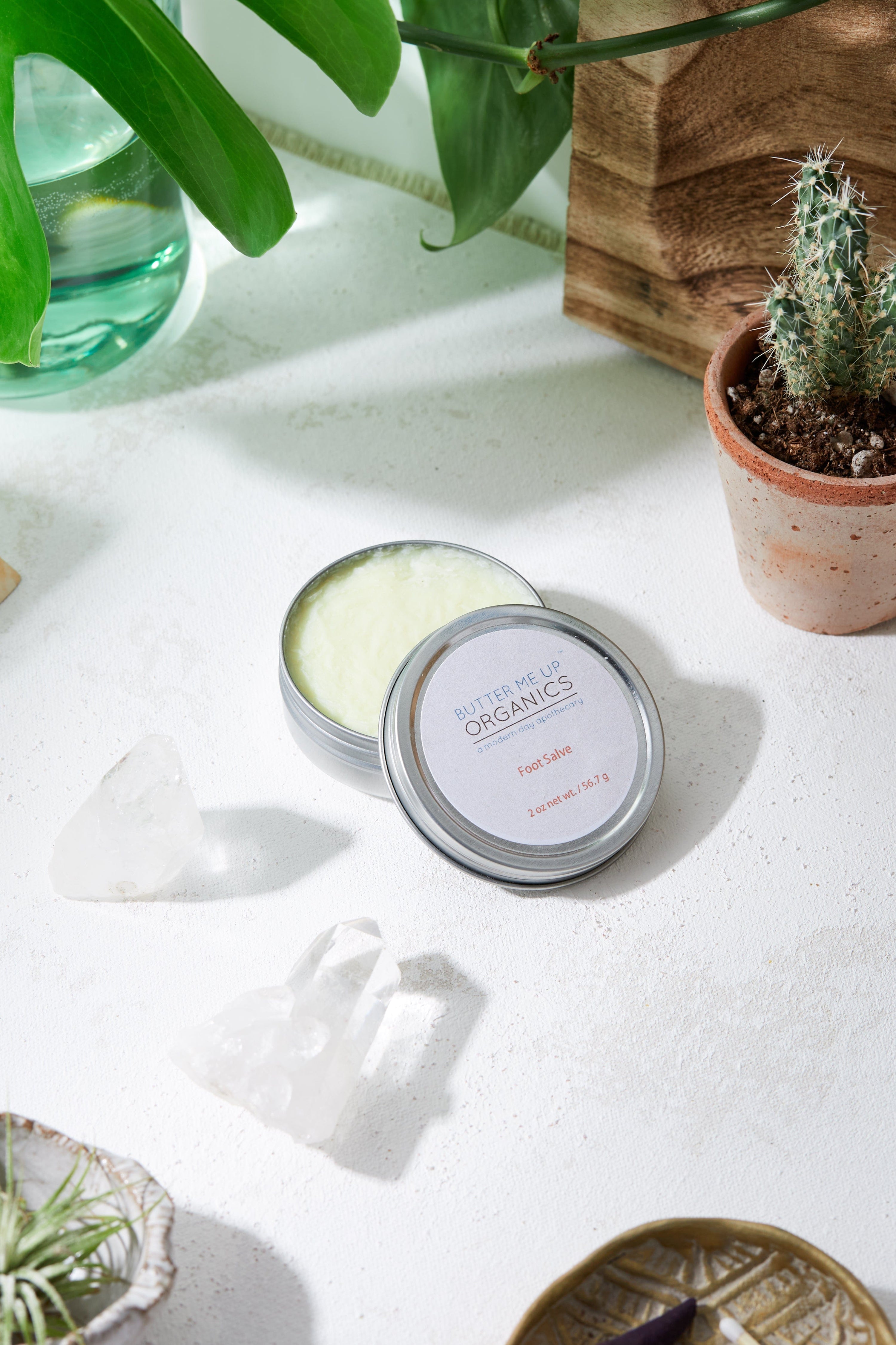 Butter Me Up Organics Body Foot Salve/ Dry Cracked Feet / Heel Salve / Foot Butter