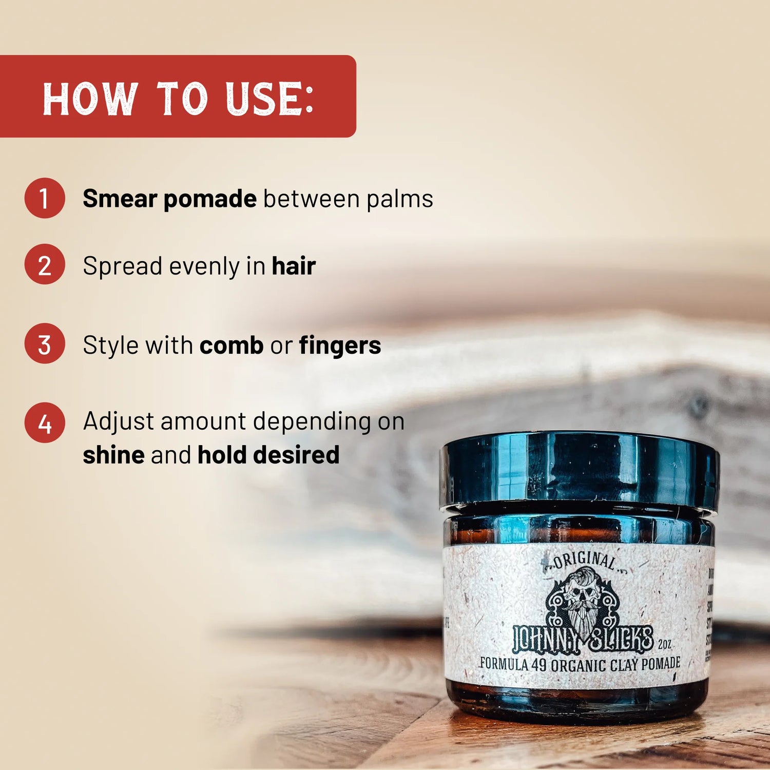 Formula 49 - Organic Clay Pomade - My American Goods