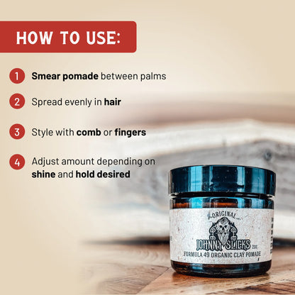 Formula 49 - Organic Clay Pomade - My American Goods