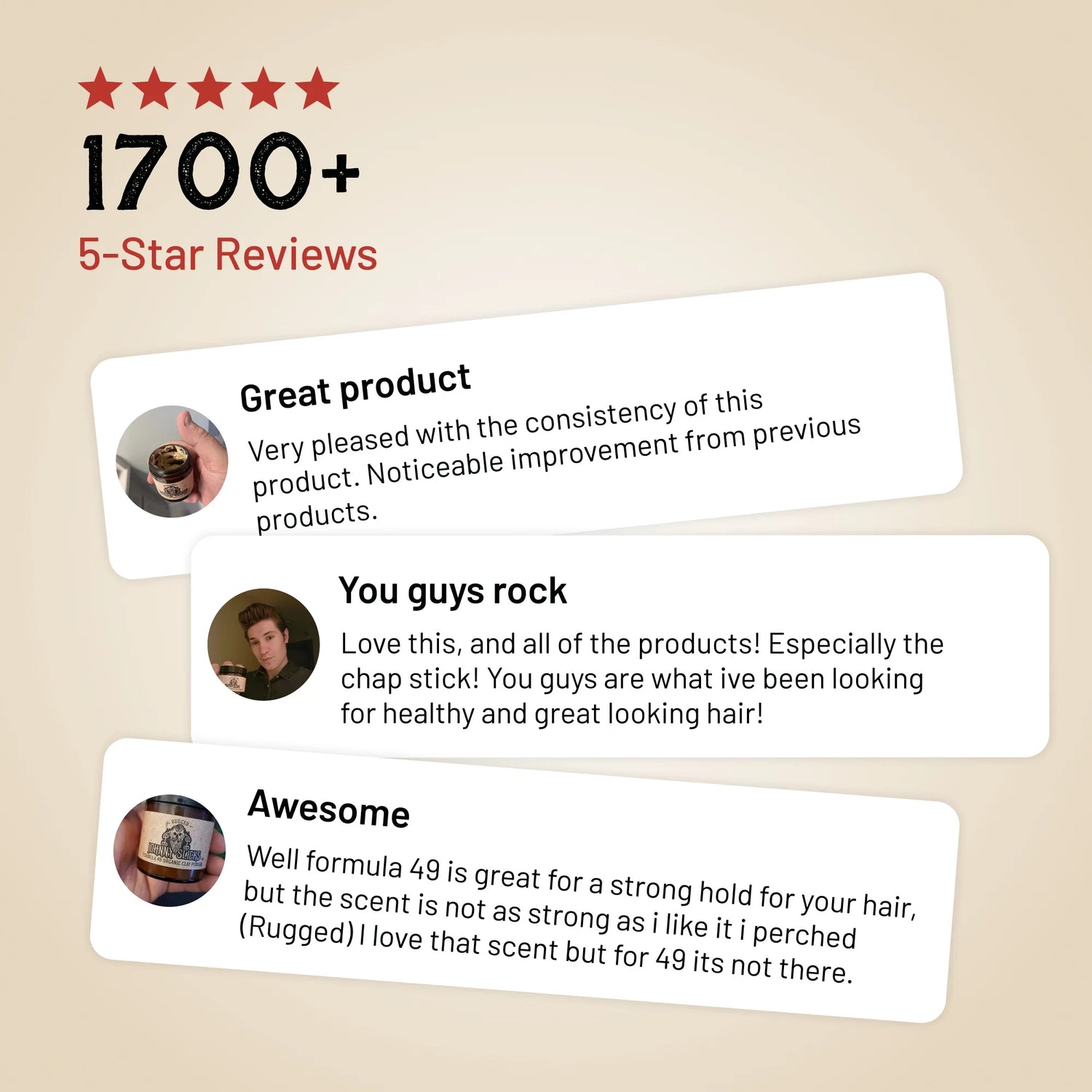 Formula 49 - Organic Clay Pomade - My American Goods