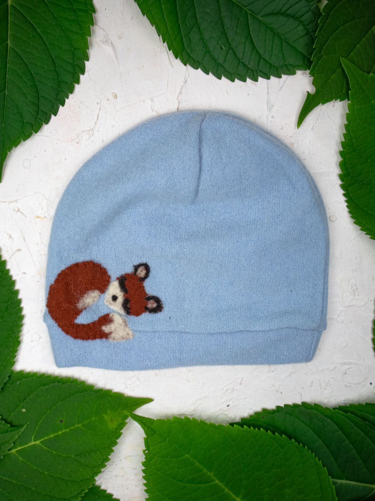 Ash &amp; Rose hat Sleeping Fox Cashmere Hat - Toddler