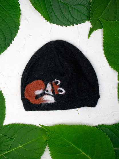 Sleeping Fox Cashmere Hat - Toddler - My American Goods