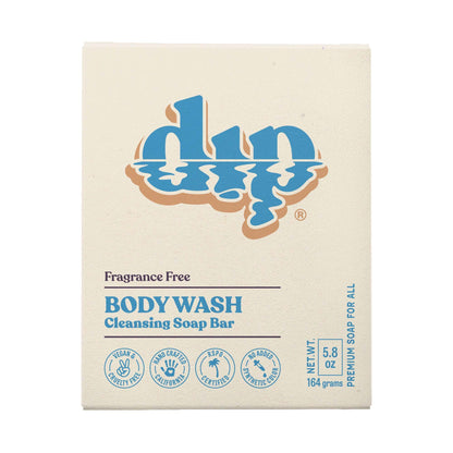 Dip Body Wash Cleansing Soap Bar - Fragrance Free