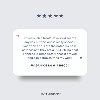 Fragrance Balm - My American Goods