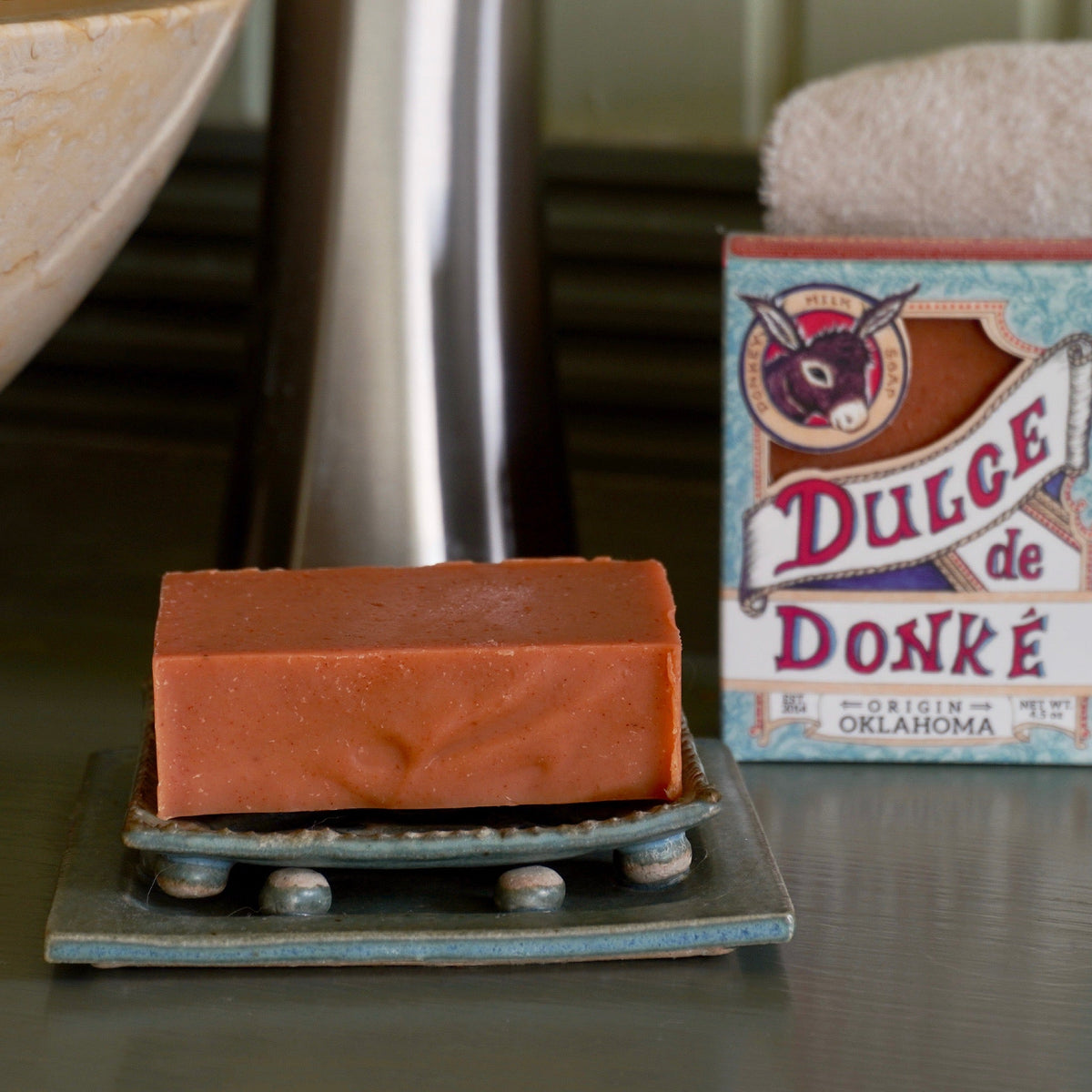 Frankincense &amp; Manuka Honey Donkey Milk Facial Soap 4.5 oz