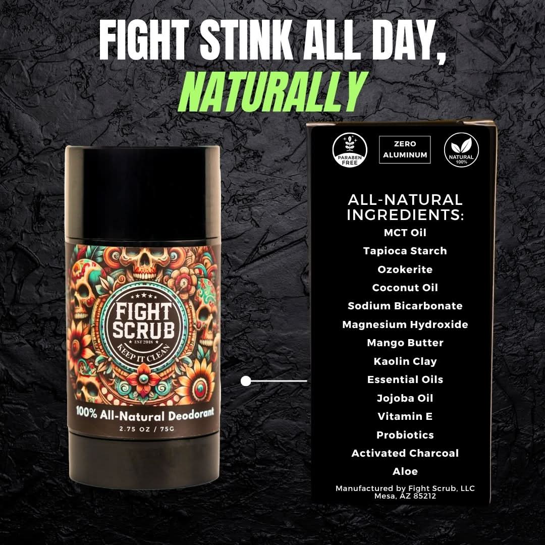 Fight Scrub 100% All-Natural Deodorant