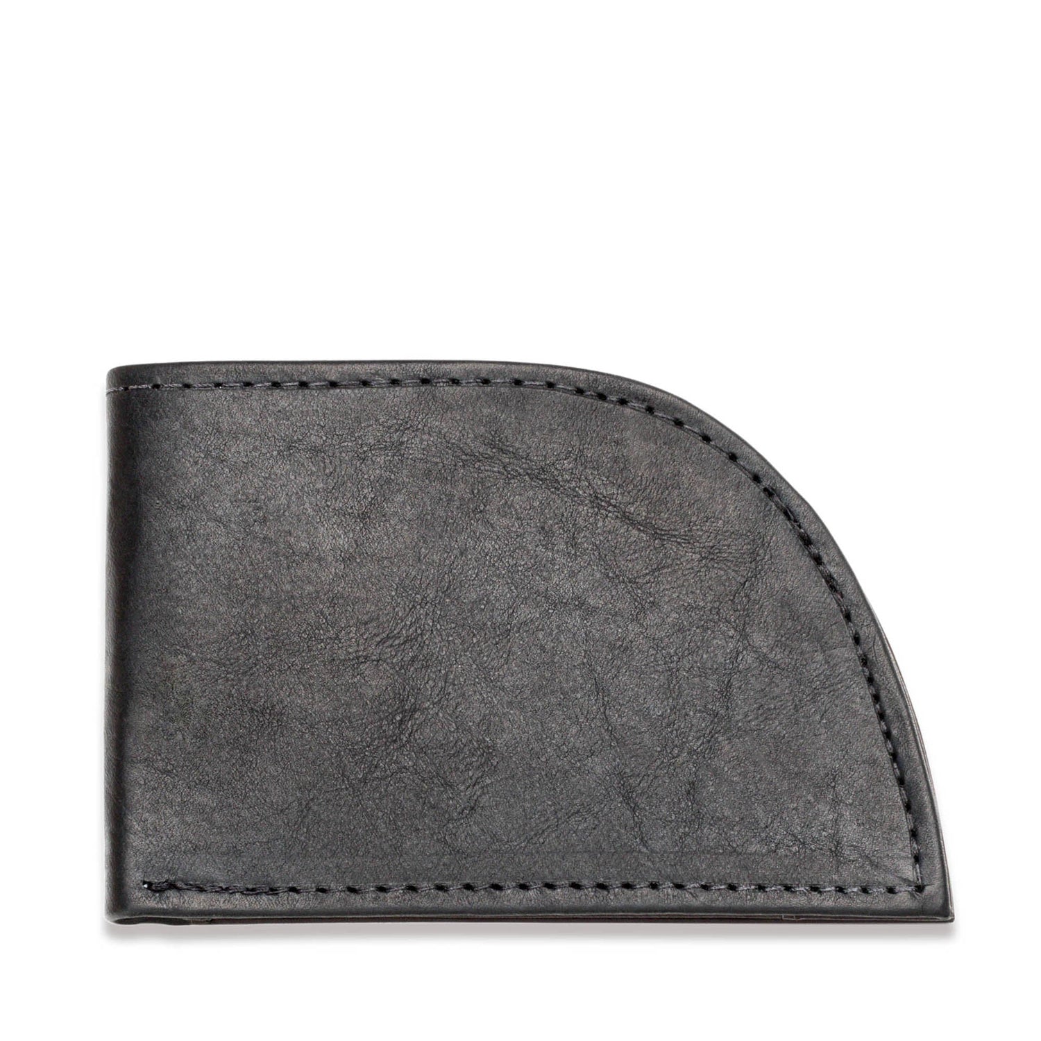 Rogue Industries Wallet 6 Card Slots - Black Bison American Bison Leather Front Pocket Wallet