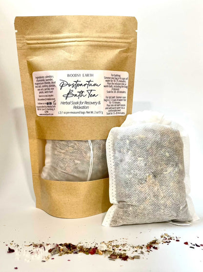 Postpartum Bath Tea - Herbal Soak for Recovery and Relaxation