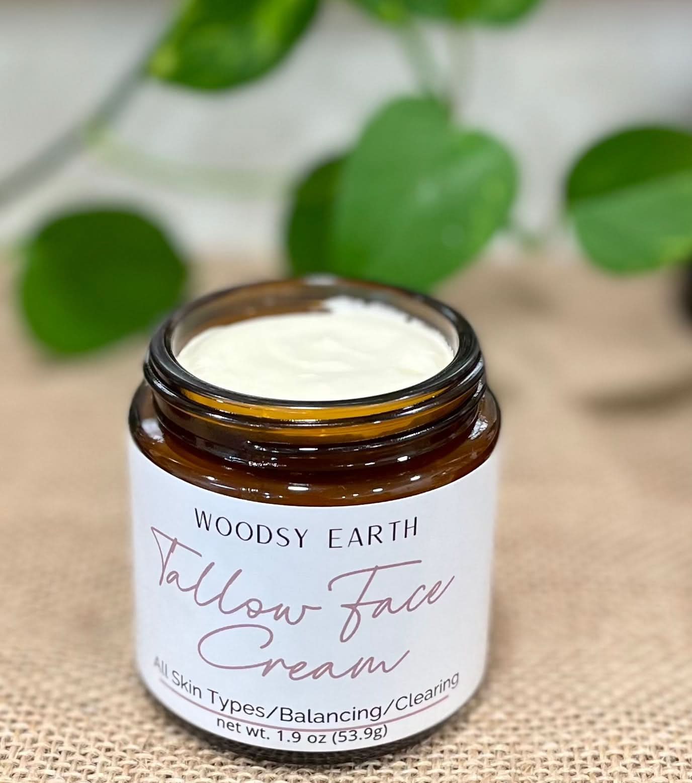 Woodsy Earth Face Cream Tallow Face Cream