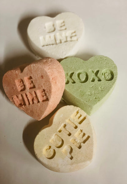 Conversation Heart Bath Bomb