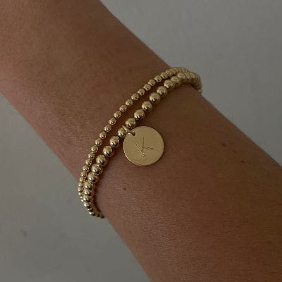 Classic Initial Juno Bracelet Double Stack