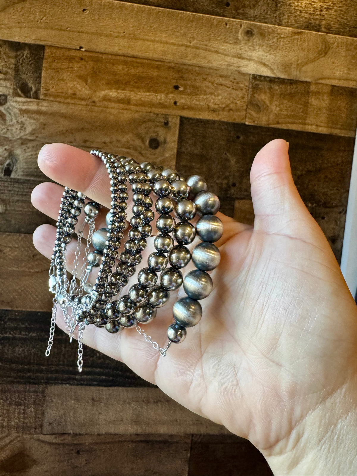 Sterling Silver Pearl Bracelet